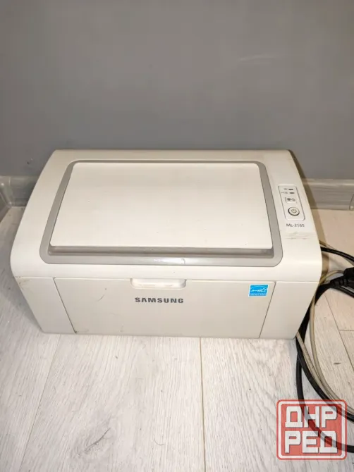 Лазерный принтер Samsung ML-2165 работает, но нужна заправка картриджа Донецк - изображение 1