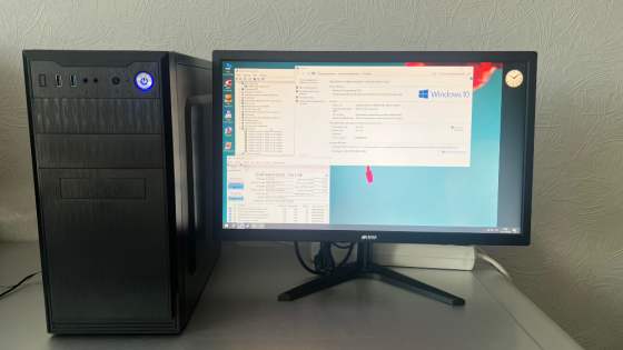 i3-10105\8gbddr4\ssd256\hhd1tb\Монитор 22 hiper Донецк