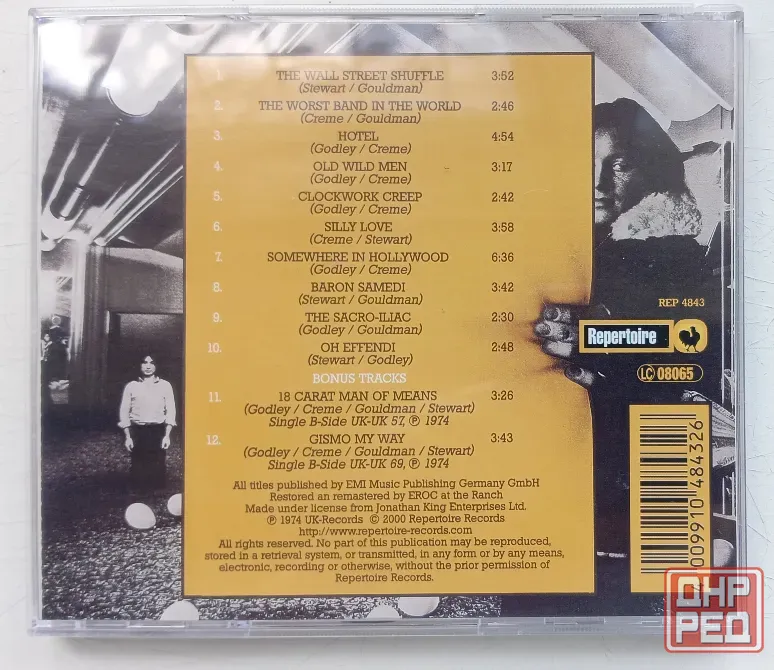 10CC (1974) Sheet Music - CD, фирм.(Germ), Pop-Rock Макеевка - изображение 2