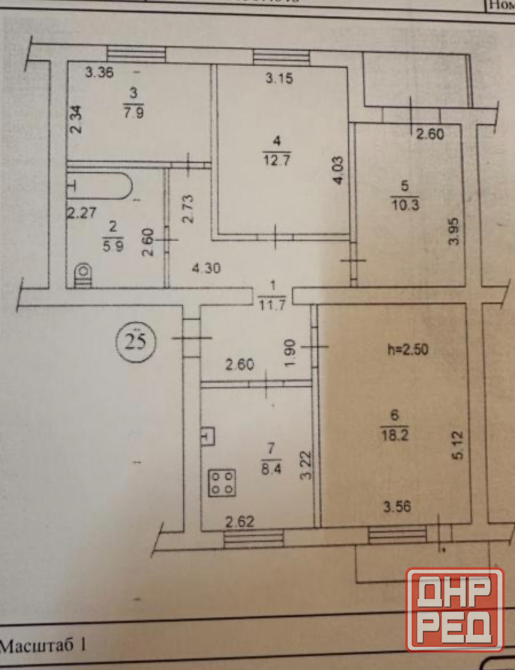 четырехкомнатная на Бирюзова Донецк - изображение 9