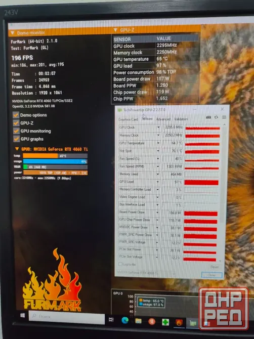 Видеокарта NVIDIA GeForce RTX 4060 Ti 8Gb MSI Gaming X Донецк - изображение 2