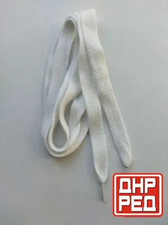 Шнурки для обуви белые Донецк - изображение 1