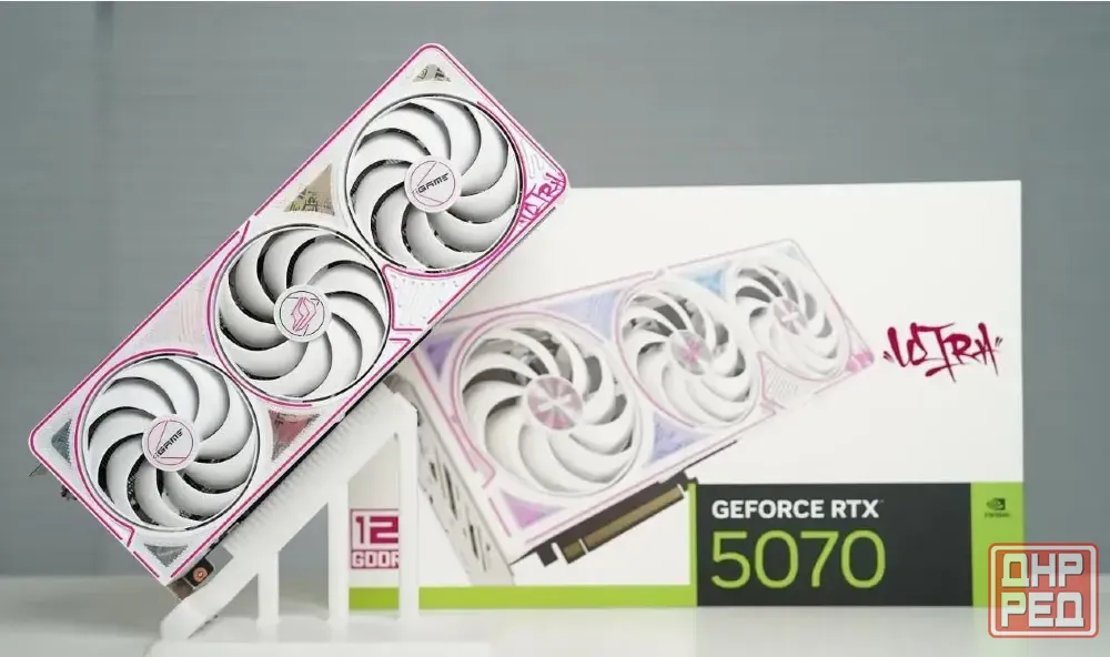 Видеокарта Colorful GeForce rtx 5070 Ultra White 12gb os 12 гб Донецк - изображение 1