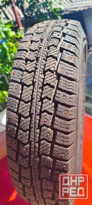 Колёса зимние шипованные r14 диск 5x139,7 Шахтерск - изображение 2