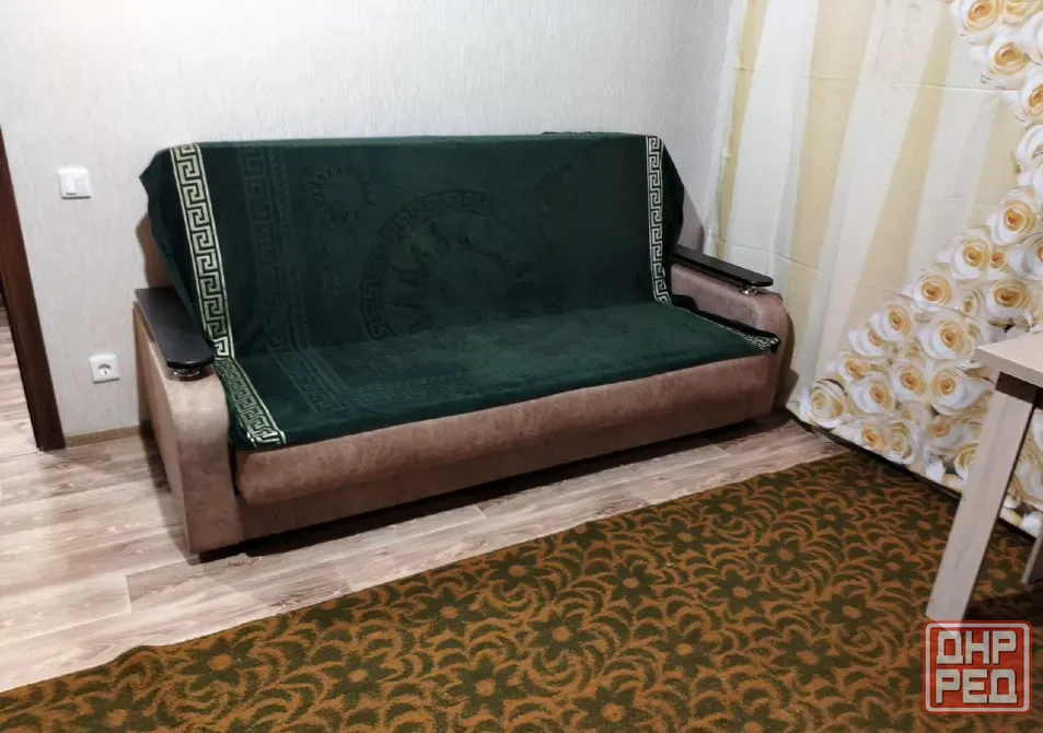 Сдаётся однокомнатный вариант в Кировском районе, мкр. Текстильщик. Донецк - изображение 1