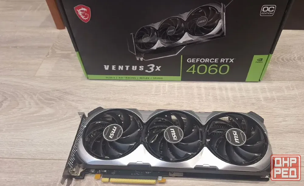 Msi rtx 4060 ventus 3x oc 8gb Харцызск - изображение 1