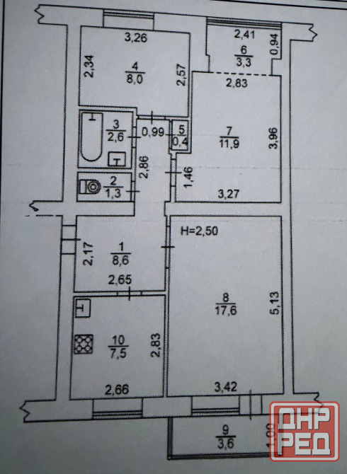Продажа от собственника 3-комнатной квартиры 61 м² 3/5 возле парка Мелитополь - изображение 12