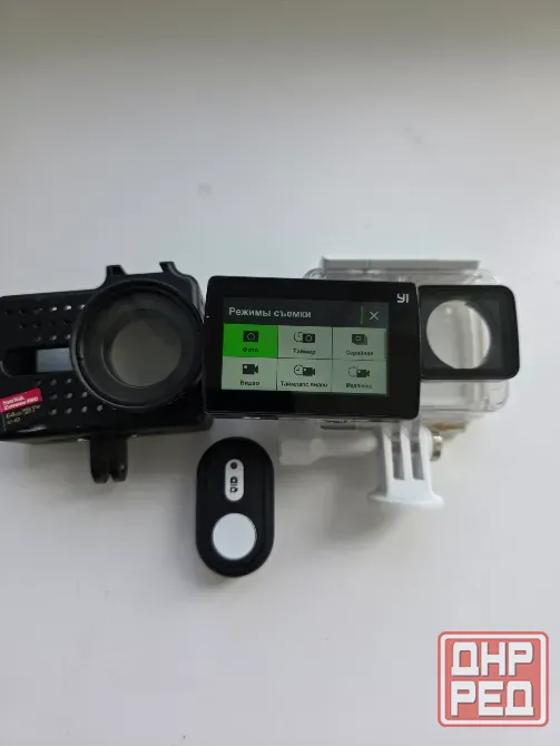 Продам Экшн-камеру Yi 4K + защитный кейс + аквабокс + пульт + скоростная карта памяти 64GB V30 A2 U3 Донецк - изображение 1