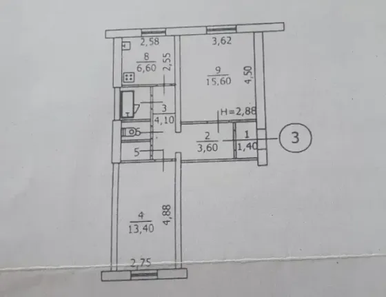 Продам 2-х комнатную квартиру на МИСи Макеевка