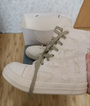 Кроссовки Rick Owens ramones distressed high Донецк
