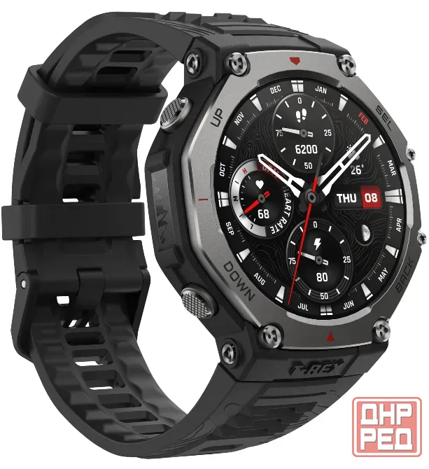 Продам смарт-часы Xiaomi Amazfit T-Rex 3 Onyx Донецк - изображение 1