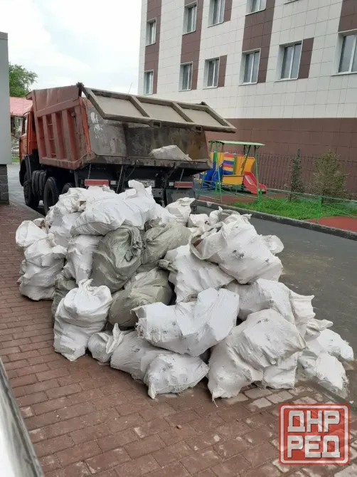 Вывоз строительного мусора ,поднятие стройматериала (грузчики) Донецк - изображение 1