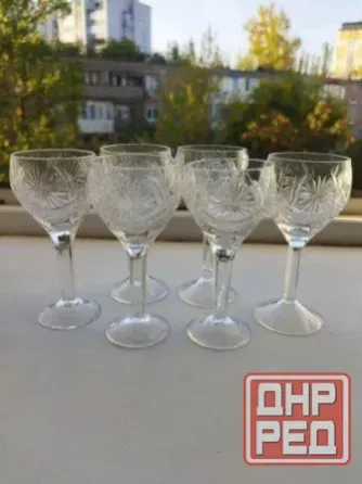Набор хрустальных рюмочек ссср Донецк
