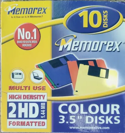 Дискета 3.5", 1,44 мб мemorex Донецк