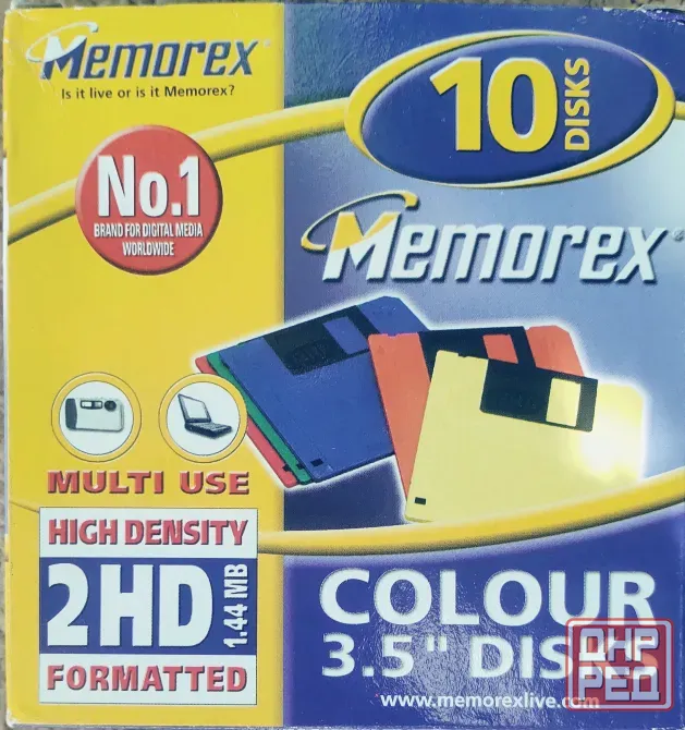 Дискета 3.5", 1,44 мб мemorex Донецк - изображение 1