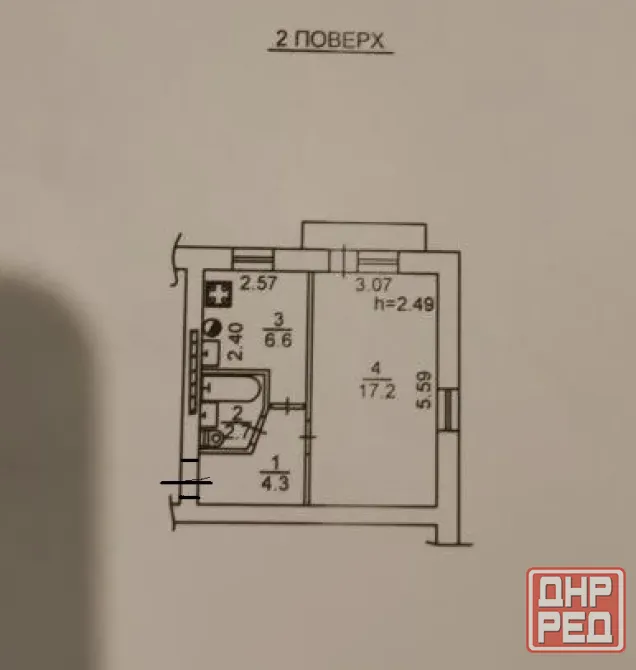 Продам 1 ком. квартиру в Киевском р-не Донецка. Донецк - изображение 4
