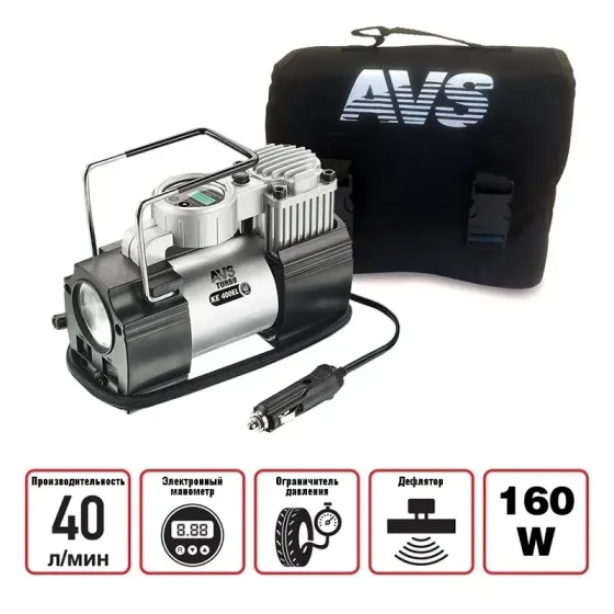 Автокомпрессор AVS Turbo KE 400EL Донецк
