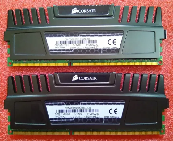 DDR3 8Gb + 8Gb 1600MHz Corsair -16Gb- Обмен на 70шт любой нерабочей-ненужной оперативной памяти озу Донецк
