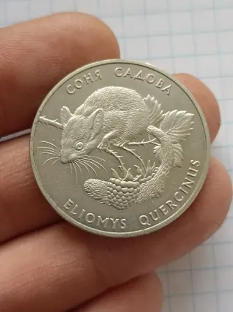 Монета 2 гривны 1999 г. Соня Садовая Донецк
