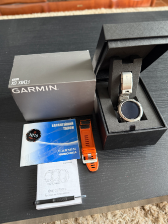 Часы Garmin fenix 6x pro solar titanium 51mm Донецк