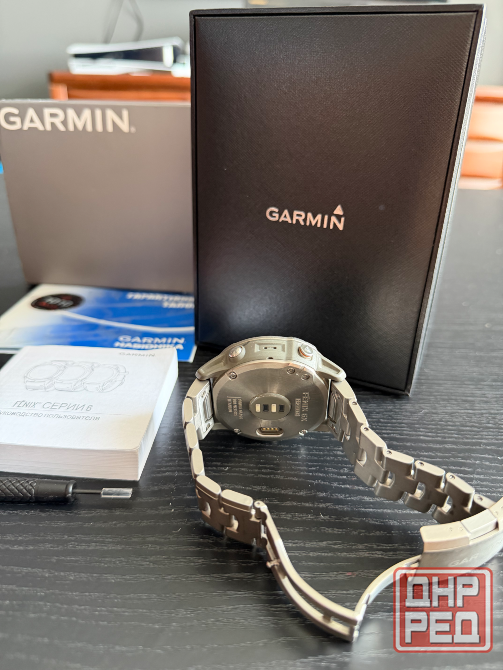 Часы Garmin fenix 6x pro solar titanium 51mm Донецк - изображение 4