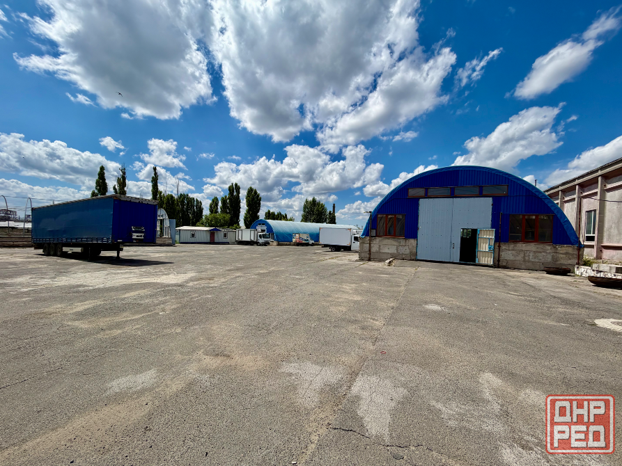 Аренда склада ангара 400 м2 территория закрыта, заезд фуры Донецк - изображение 1