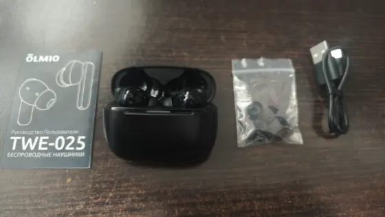 Беспроводные наушники Olmio TWE-025 Black Донецк