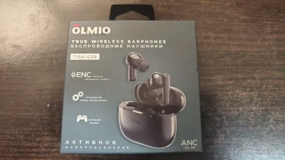 Беспроводные наушники Olmio TWE-025 Black Донецк