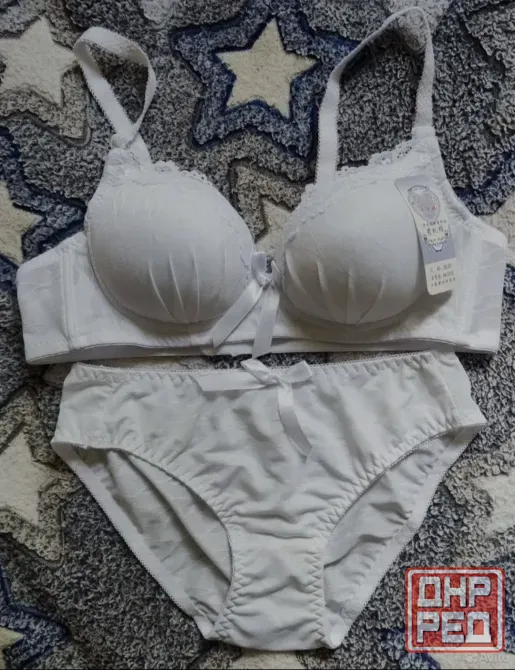 Комплект нижнего белья белый Мариуполь - изображение 1