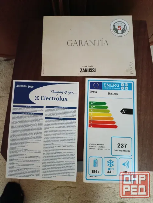 Холодильник Zanussi zrt724w Донецк - изображение 3