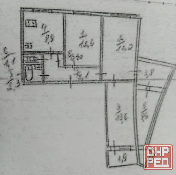 Продам 3крупногабаритная кв-ра. Кировский р-н. мкр. Текстильщик. Ориентир поликлиника 27. Донецк - изображение 11