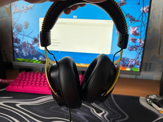 Наушники Bloody G520S в золотисто-черной расцветке Донецк