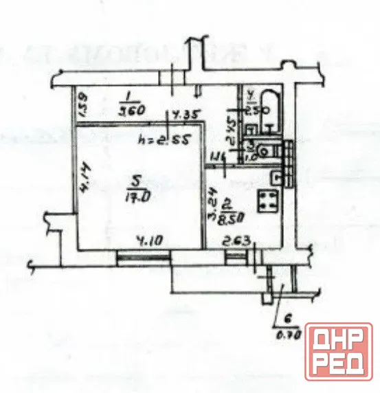 Продажа 1 ком. квартиры в Ленинском районе г. Донецк (ориентир Норд). Донецк - изображение 1
