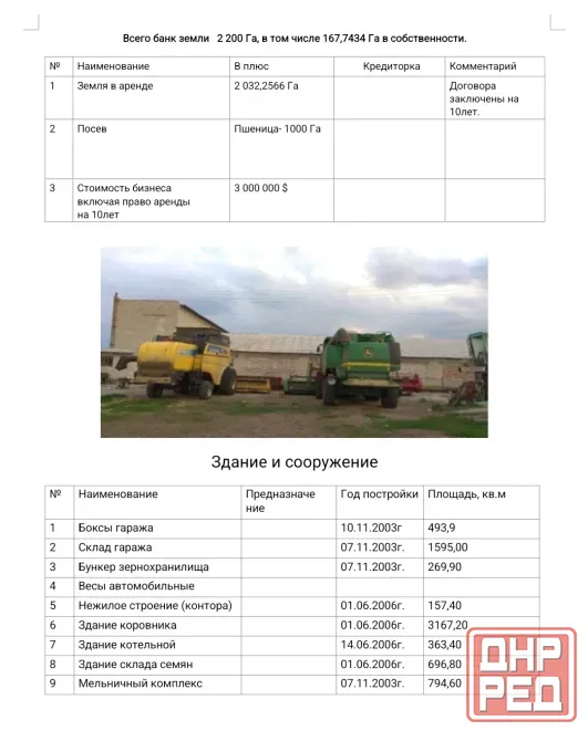 Продаётся полностью готовый работающий бизнес Агрокомплекс. Донецк - изображение 4