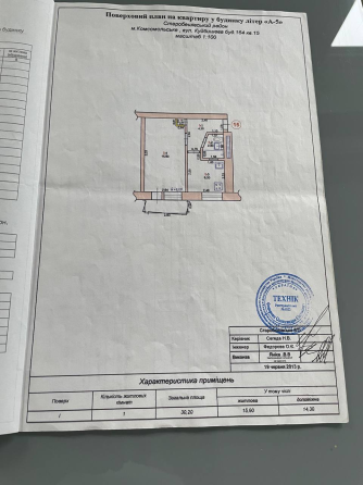 Продам однокомнатную квартиру Комсомольское