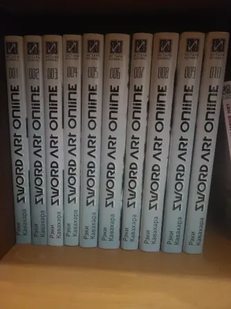 Ранобе "Sword art online" 1-10 том Донецк
