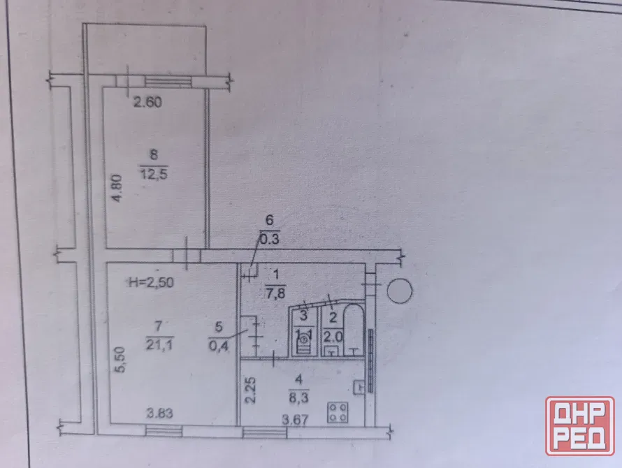 Продам 2ком Ильича 85 Донецк - изображение 7