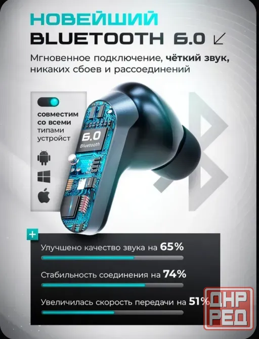 HARMUZ новая модель 2026 г. Bluetooth 6.0 Донецк - изображение 5