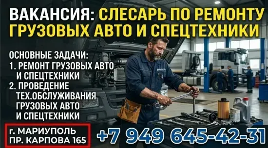 Автослесарь Мариуполь