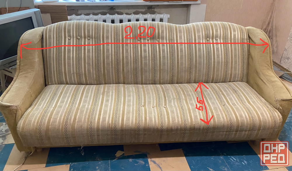 Продам диван-книжка б/у Донецк - изображение 1