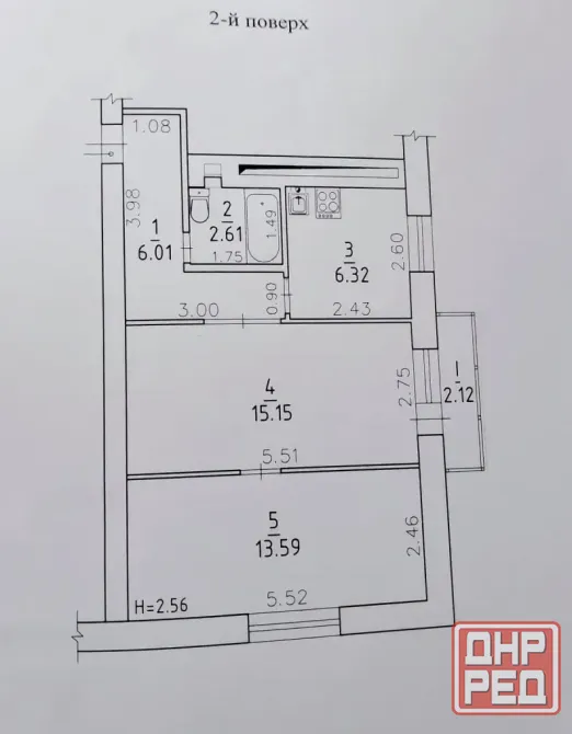 2-х ком кв ул Ленина Почта этаж 2/5 торг Макеевка - изображение 10