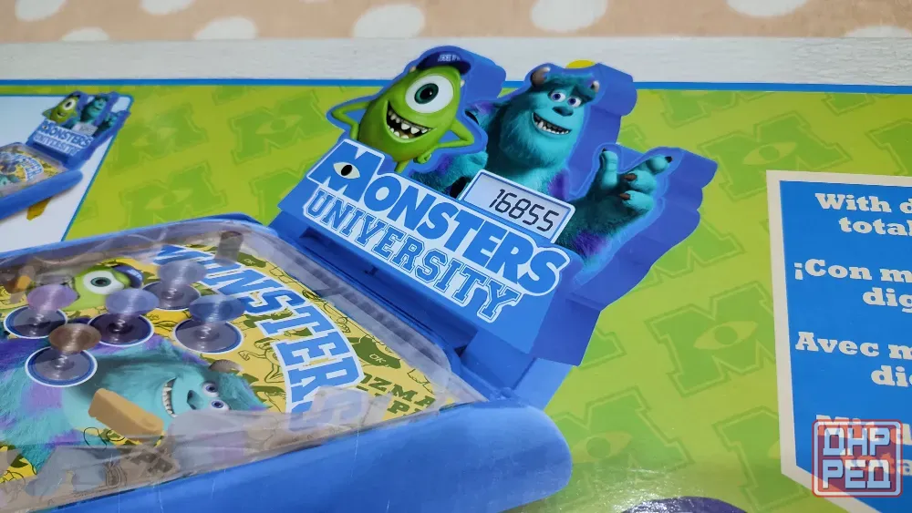 Disney Pixar Университет монстров. Настольная игра Пинболл Pin Донецк - изображение 3