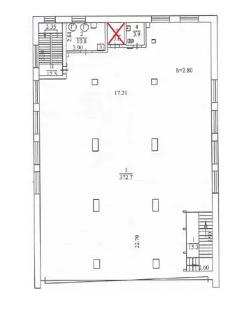 Аренда коммерческого помещения, 2 этаж - 387.4 м. кв. Донецк