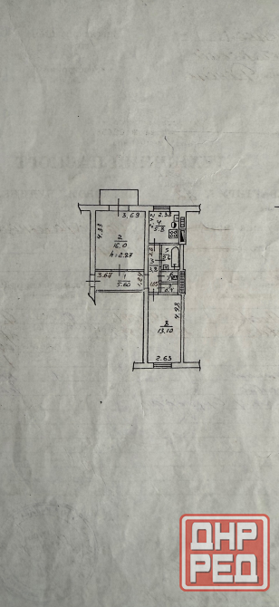 ПPОДAЖA: 2-х комнатная 50м² /Пролетарский район / с ремонтом Донецк - изображение 9