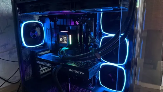 Игровой компьютер на Ryzen 7 7800X3D и RTX 5070 Макеевка
