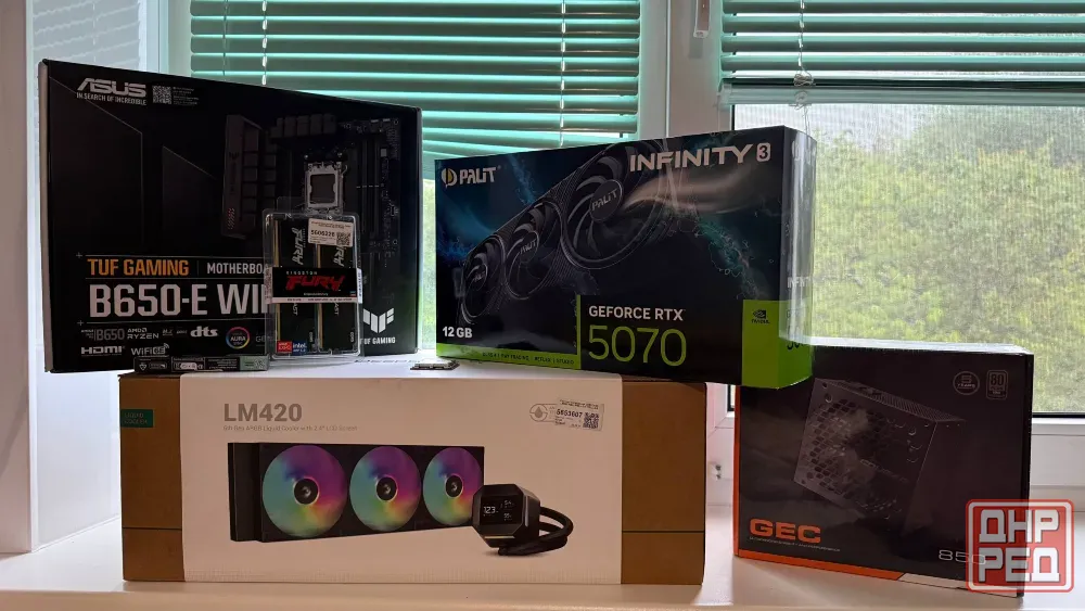 Игровой компьютер на Ryzen 7 7800X3D и RTX 5070 Макеевка - изображение 1