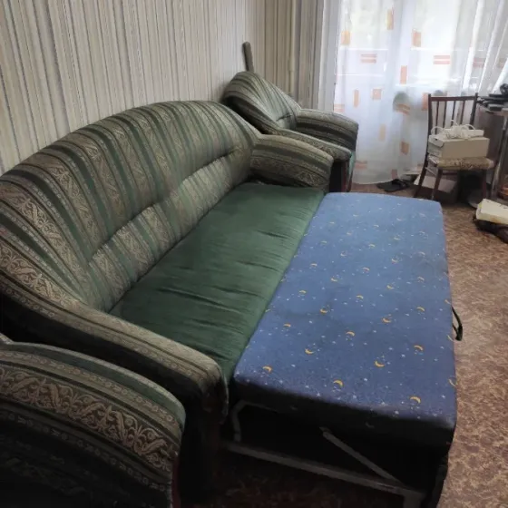 Диван + 2 кресла (Текстильщик) Донецк