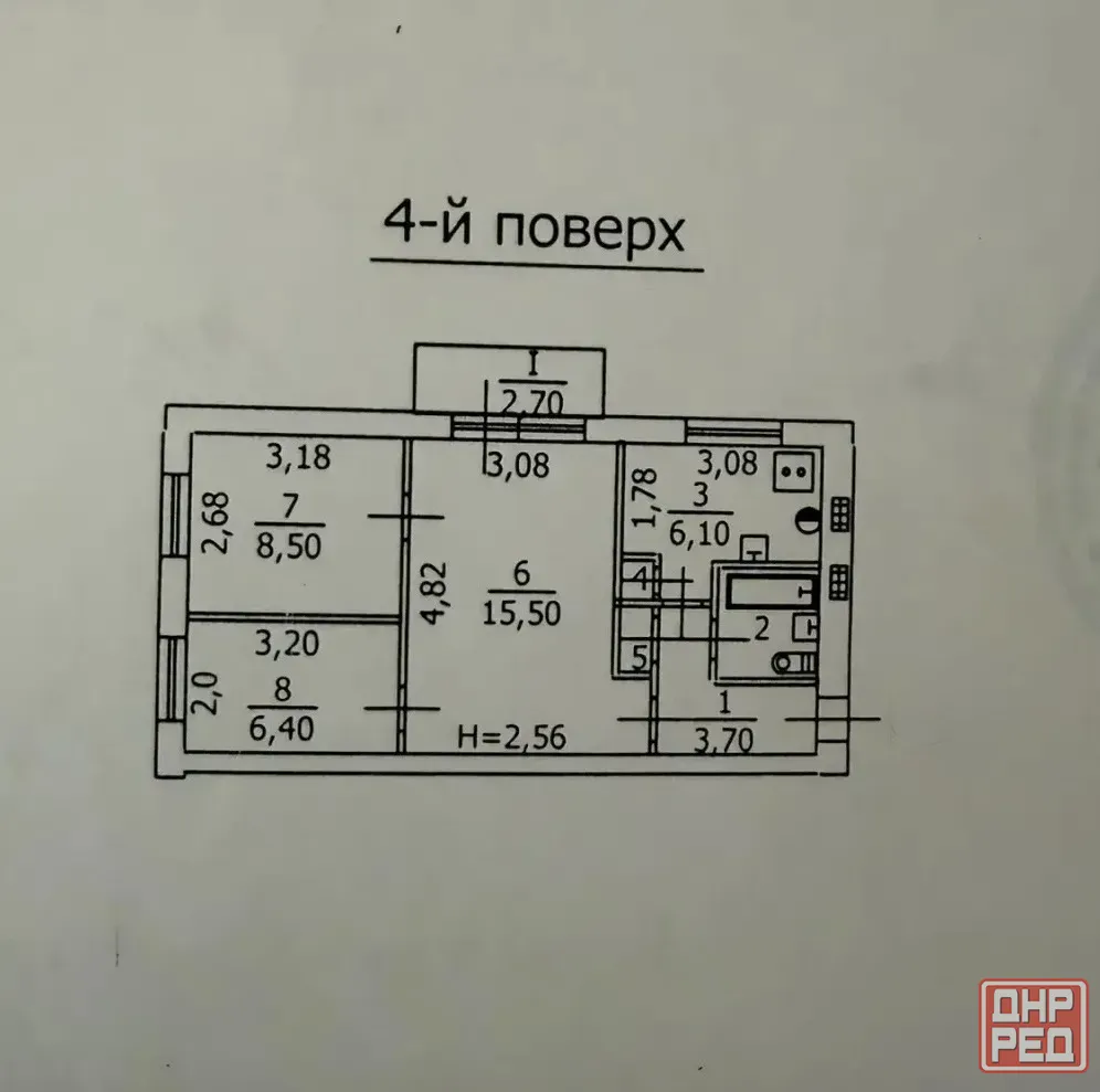 3-х ком кв Бутовский поворот ул Ленина торг Макеевка - изображение 10