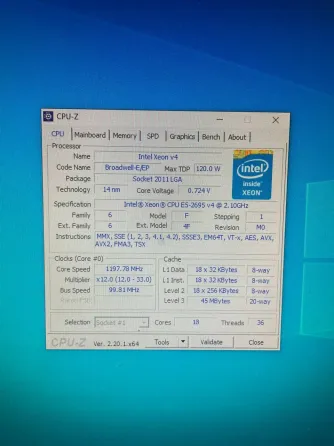 Рабочая станция Xeon 18/36, 64 гб, GTX 1070 Макеевка
