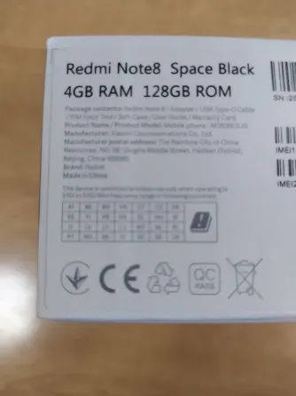 Redmi Note 8 4/128 черный отличное состояние Донецк